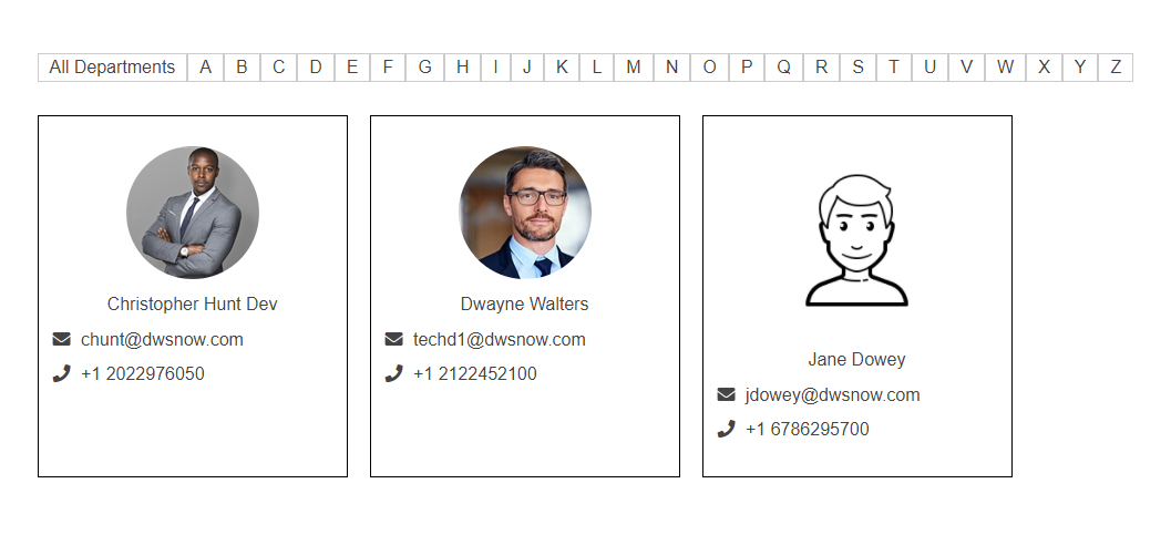 Office 365 Persons Display for WordPress - Image 4