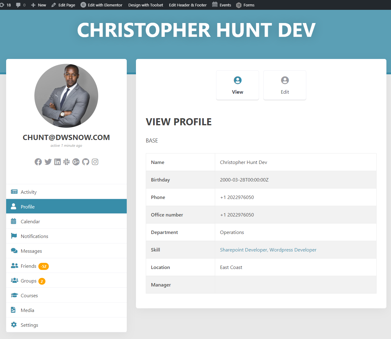 Office 365 Persons Display for WordPress - Image 5