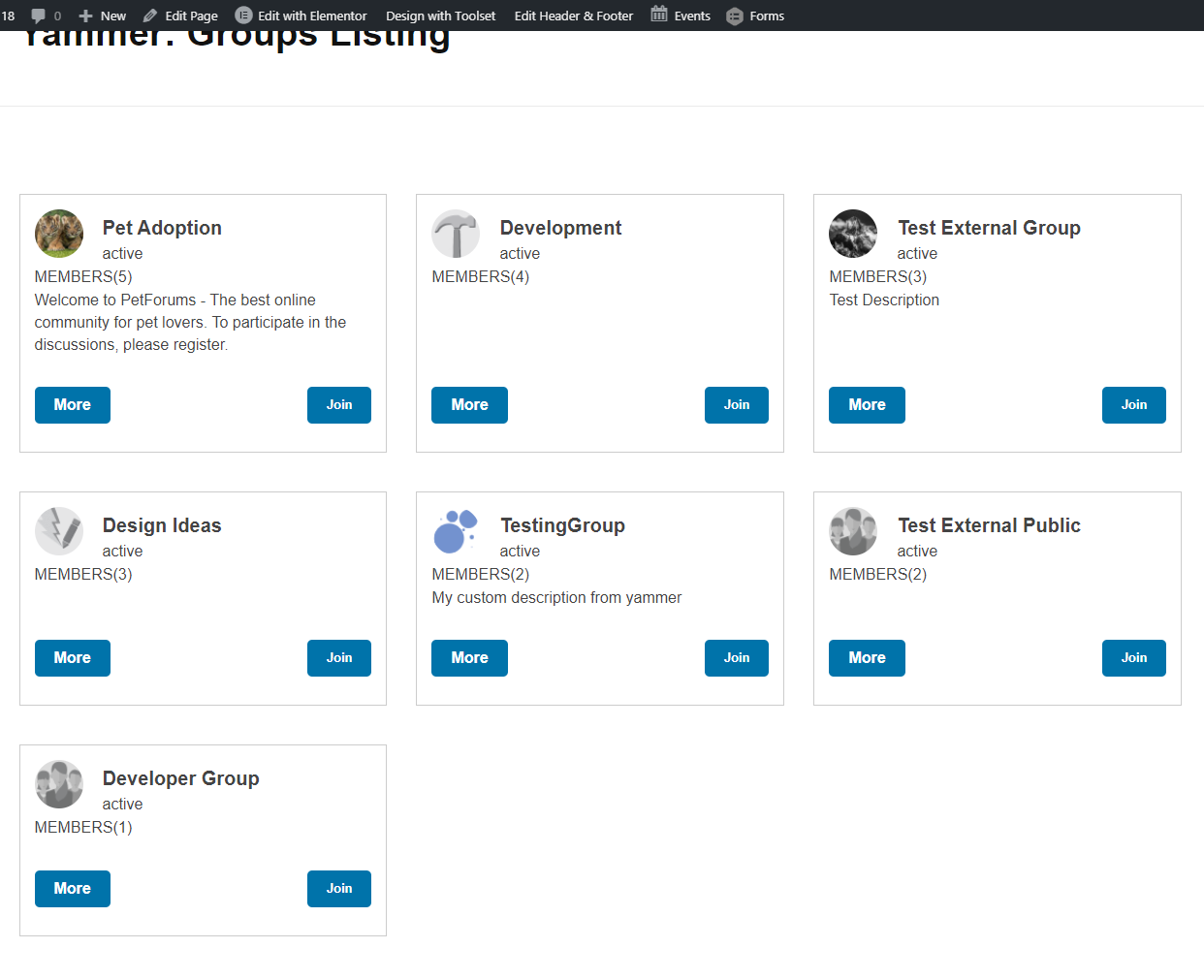Office 365 Yammer Display for WordPress - Image 3