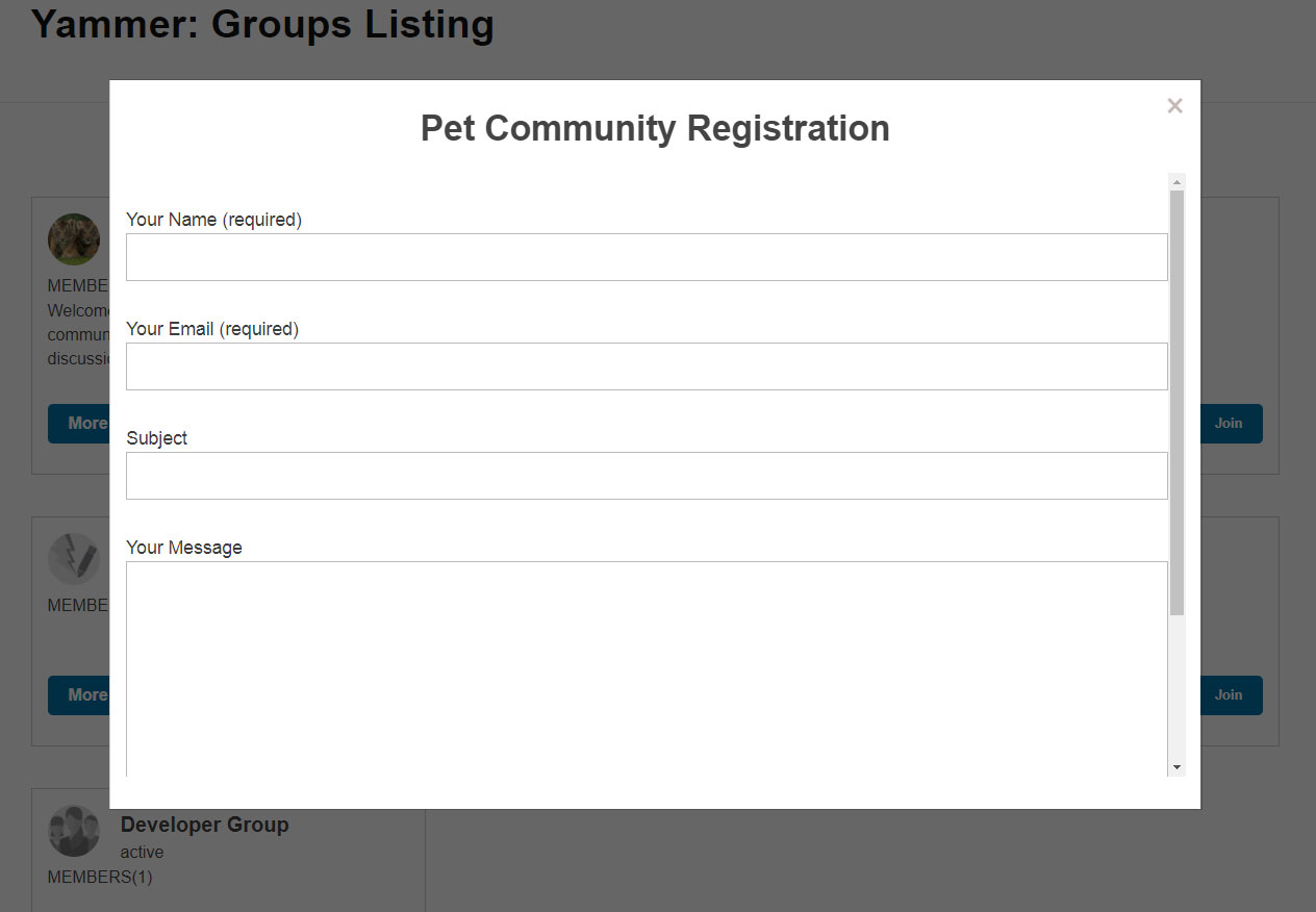 Office 365 Yammer Display for WordPress - Image 4